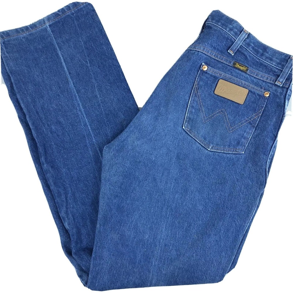 Wrangler 13MWZ Cowboy Cut Rodeo Denim Jeans Men's 36x32‎ Straight Fit Leg USA